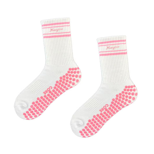 HoneyCore White/ Pink Crew